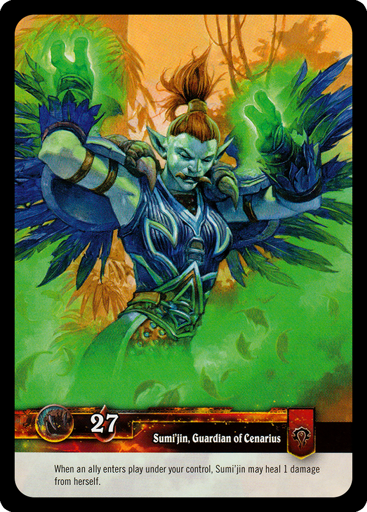 Sumi'jin, Guardian of Cenarius 背面